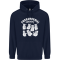 Purranormal Cativity Funny Halloween Cat Childrens Kids Hoodie Navy Blue
