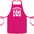 Purranormal Cativity Funny Halloween Cat Cotton Apron 100% Organic Pink