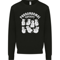 Purranormal Cativity Funny Halloween Cat Kids Sweatshirt Jumper Black