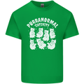 Purranormal Cativity Funny Halloween Cat Kids T-Shirt Childrens Irish Green