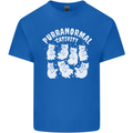 Purranormal Cativity Funny Halloween Cat Kids T-Shirt Childrens Royal Blue