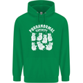 Purranormal Cativity Funny Halloween Cat Mens 80% Cotton Hoodie Irish Green