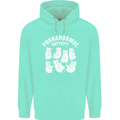 Purranormal Cativity Funny Halloween Cat Mens 80% Cotton Hoodie Peppermint