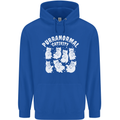 Purranormal Cativity Funny Halloween Cat Mens 80% Cotton Hoodie Royal Blue