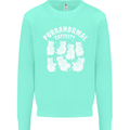 Purranormal Cativity Funny Halloween Cat Mens Sweatshirt Jumper Peppermint