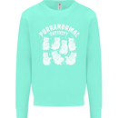 Purranormal Cativity Funny Halloween Cat Mens Sweatshirt Jumper Peppermint