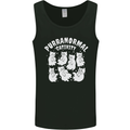 Purranormal Cativity Funny Halloween Cat Mens Vest Tank Top Black
