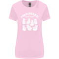 Purranormal Cativity Funny Halloween Cat Womens Wider Cut T-Shirt Light Pink