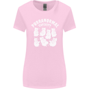 Purranormal Cativity Funny Halloween Cat Womens Wider Cut T-Shirt Light Pink