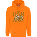 Quad Bike How I Roll Childrens Kids Hoodie Orange
