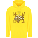 Quad Bike How I Roll Childrens Kids Hoodie Yellow