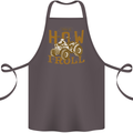 Quad Bike How I Roll Cotton Apron 100% Organic Dark Grey