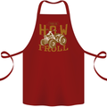 Quad Bike How I Roll Cotton Apron 100% Organic Maroon