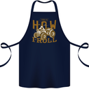 Quad Bike How I Roll Cotton Apron 100% Organic Navy Blue