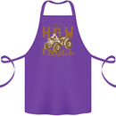 Quad Bike How I Roll Cotton Apron 100% Organic Purple