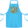 Quad Bike How I Roll Cotton Apron 100% Organic Turquoise