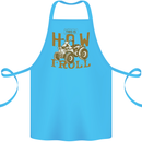 Quad Bike How I Roll Cotton Apron 100% Organic Turquoise