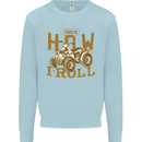 Quad Bike How I Roll Kids Sweatshirt Jumper Light Blue