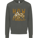 Quad Bike How I Roll Kids Sweatshirt Jumper Storm Grey