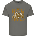 Quad Bike How I Roll Kids T-Shirt Childrens Charcoal