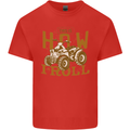 Quad Bike How I Roll Mens Cotton T-Shirt Tee Top Red