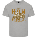 Quad Bike How I Roll Mens Cotton T-Shirt Tee Top Sports Grey