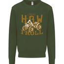 Quad Bike How I Roll Mens Sweatshirt Jumper Forest Green