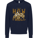 Quad Bike How I Roll Mens Sweatshirt Jumper Navy Blue