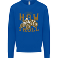 Quad Bike How I Roll Mens Sweatshirt Jumper Royal Blue