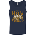 Quad Bike How I Roll Mens Vest Tank Top Navy Blue