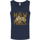 Quad Bike How I Roll Mens Vest Tank Top Navy Blue