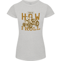 Quad Bike How I Roll Womens Petite Cut T-Shirt Sports Grey