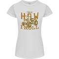 Quad Bike How I Roll Womens Petite Cut T-Shirt White