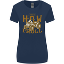 Quad Bike How I Roll Womens Wider Cut T-Shirt Navy Blue