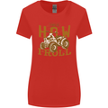 Quad Bike How I Roll Womens Wider Cut T-Shirt Red
