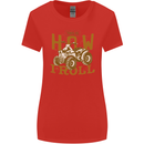 Quad Bike How I Roll Womens Wider Cut T-Shirt Red