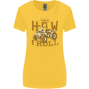 Quad Bike How I Roll Womens Wider Cut T-Shirt Yellow