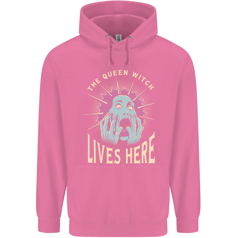 Queen Witch Funny Halloween Wife Girlfriend Childrens Kids Hoodie Azalea