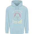Queen Witch Funny Halloween Wife Girlfriend Childrens Kids Hoodie Light Blue