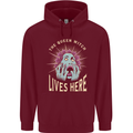 Queen Witch Funny Halloween Wife Girlfriend Childrens Kids Hoodie Maroon