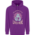 Queen Witch Funny Halloween Wife Girlfriend Childrens Kids Hoodie Purple