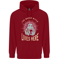 Queen Witch Funny Halloween Wife Girlfriend Childrens Kids Hoodie Red