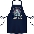Queen Witch Funny Halloween Wife Girlfriend Cotton Apron 100% Organic Navy Blue
