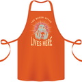 Queen Witch Funny Halloween Wife Girlfriend Cotton Apron 100% Organic Orange