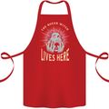 Queen Witch Funny Halloween Wife Girlfriend Cotton Apron 100% Organic Red
