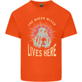 Queen Witch Funny Halloween Wife Girlfriend Kids T-Shirt Childrens Orange