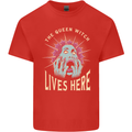 Queen Witch Funny Halloween Wife Girlfriend Kids T-Shirt Childrens Red