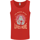 Queen Witch Funny Halloween Wife Girlfriend Mens Vest Tank Top Red
