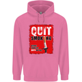 Quit Smoking Before Your Life Quits on You Mens 80% Cotton Hoodie Azelea