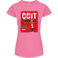 Quit Smoking Before Your Life Quits on You Womens Petite Cut T-Shirt Azalea